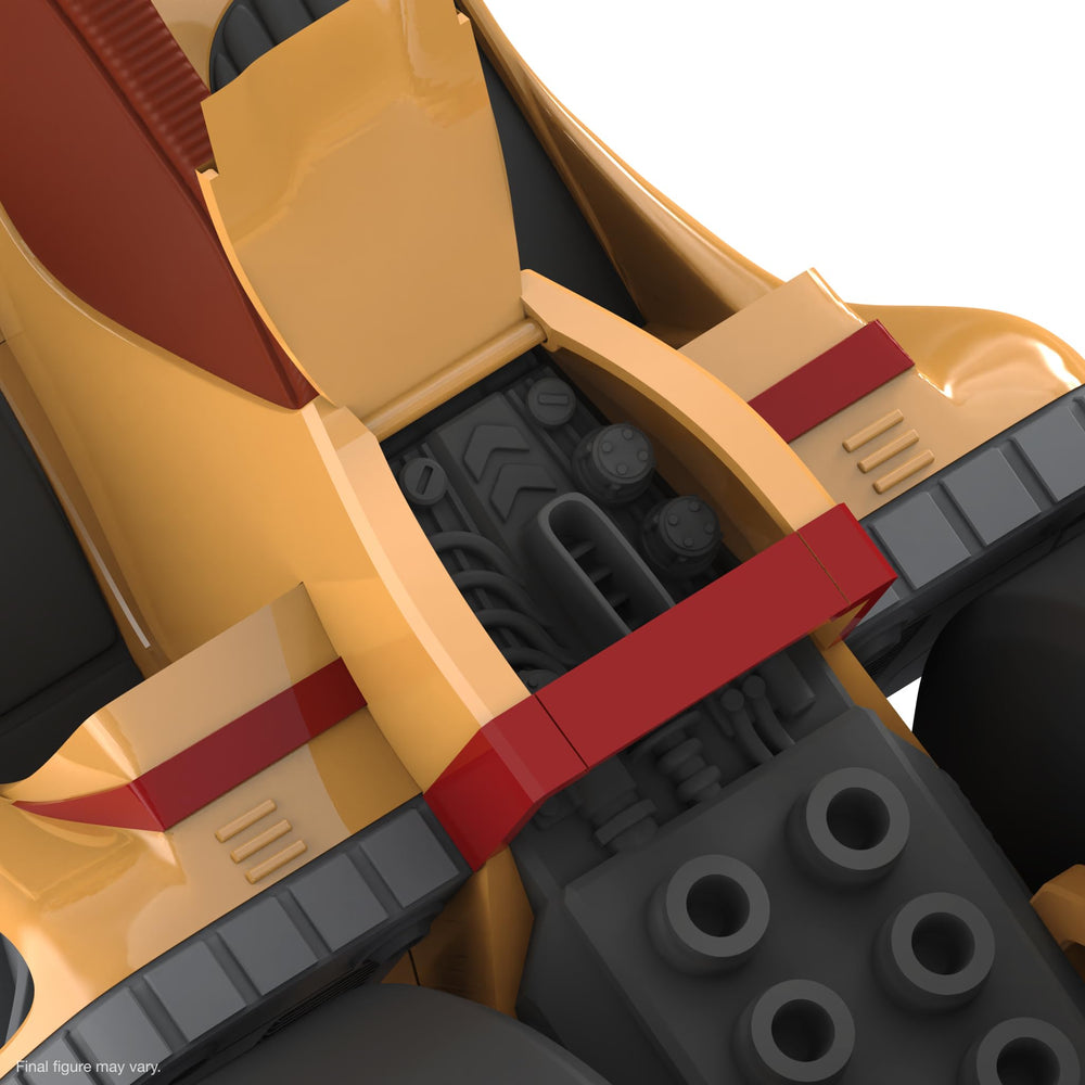 Space Racer sleek race-car-inspired design for retro display.