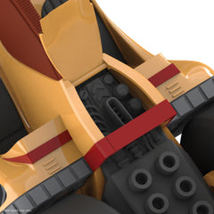Space Racer sleek race-car-inspired design for retro display.