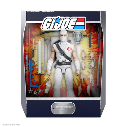 Storm Shadow interchangeable heads showcase customization options for display.