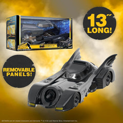 Super7 Batman Batmobile 1989 gun-casings, adds movie-accurate flair to your collection.