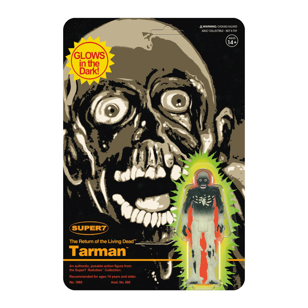 Super7 Tarman Monster Glow figure in 3.75-inch scale for display and collection.