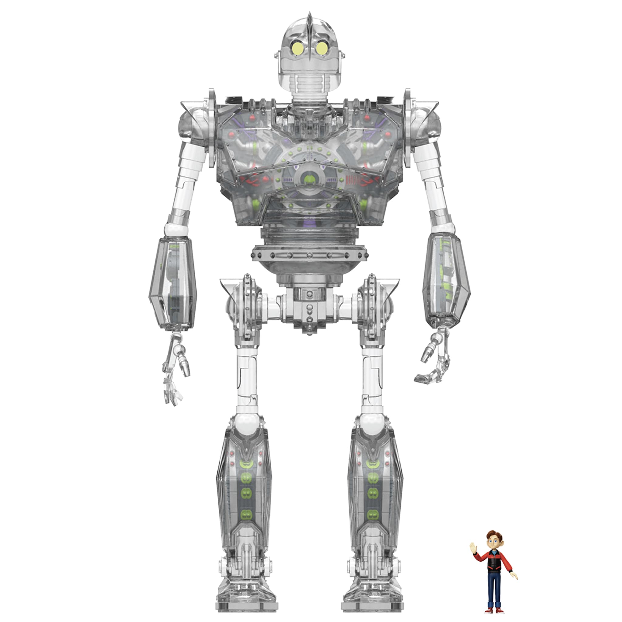 Super7 The Iron Giant Super Cyborg 11-point articulation enables dynamic posing
