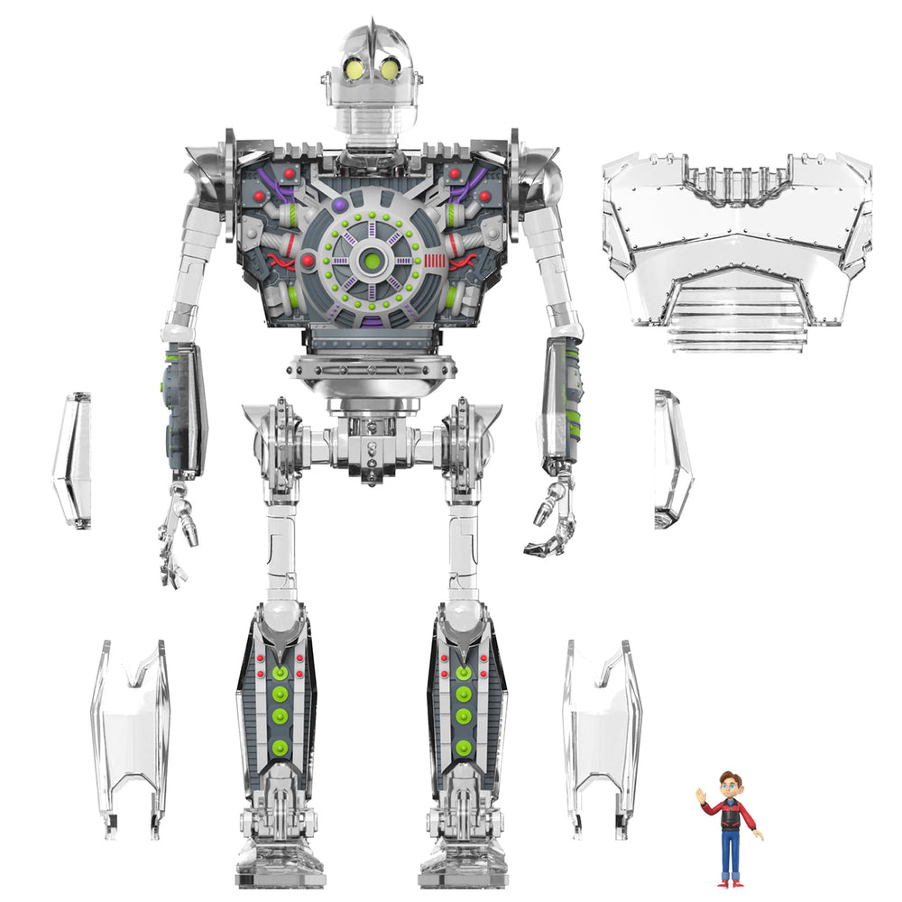 Super7 The Iron Giant Super Cyborg inner workings exposed for authentic look