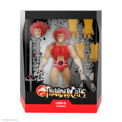 Super7 Lion-O Mirror back view reveals sculpted cape lines and poseability