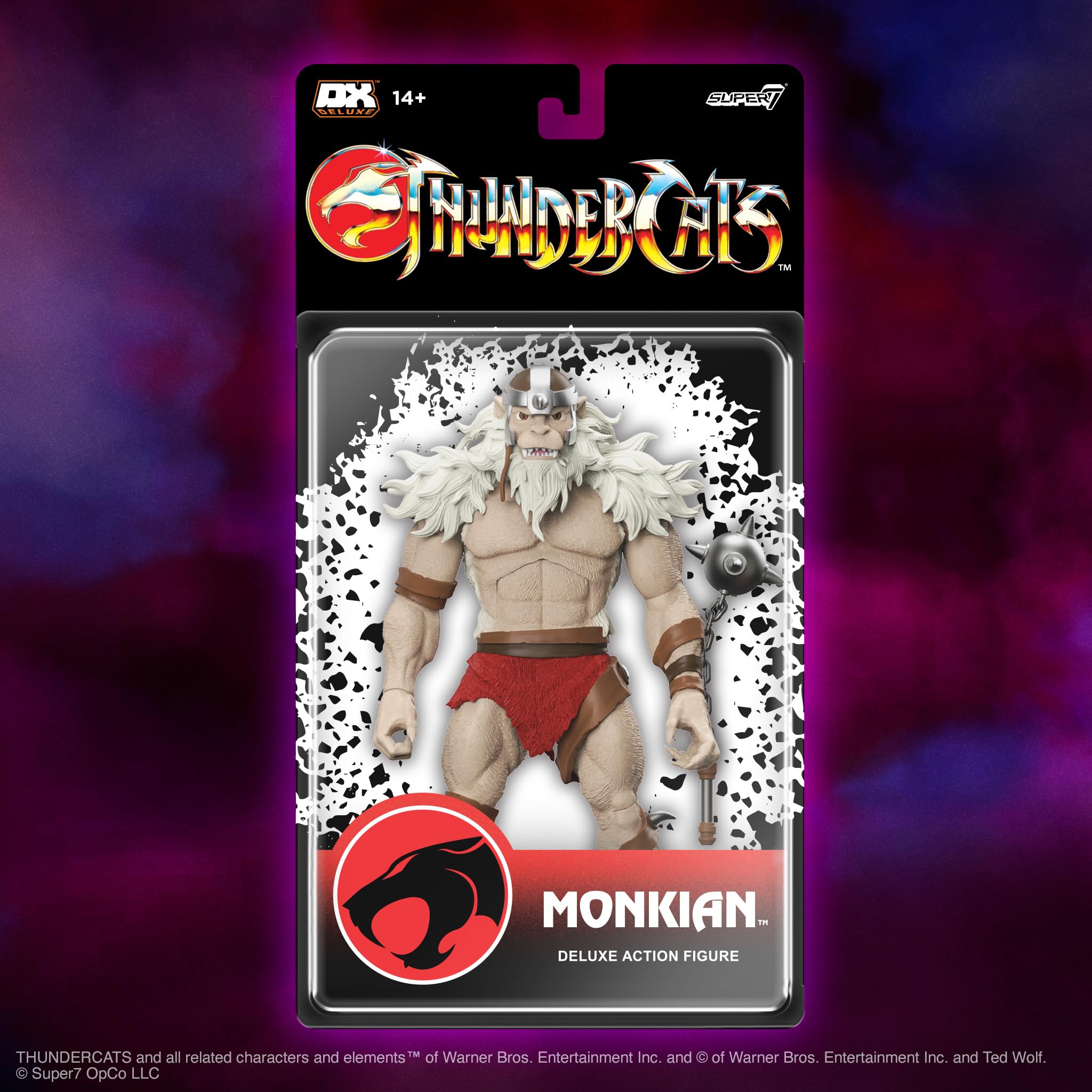 Deluxe cardback packaging evokes classic ThunderCats presentation.