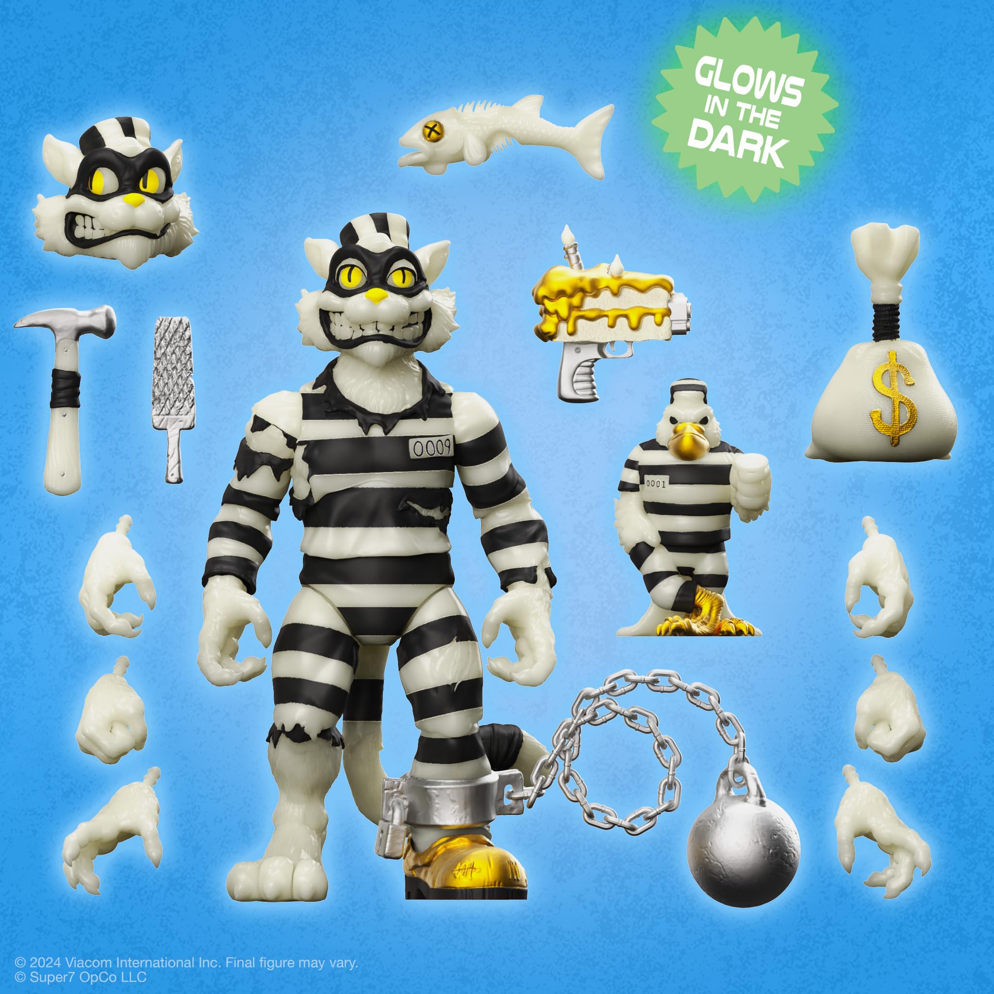 Bag of burgled loot enhances shelf presence and storytelling