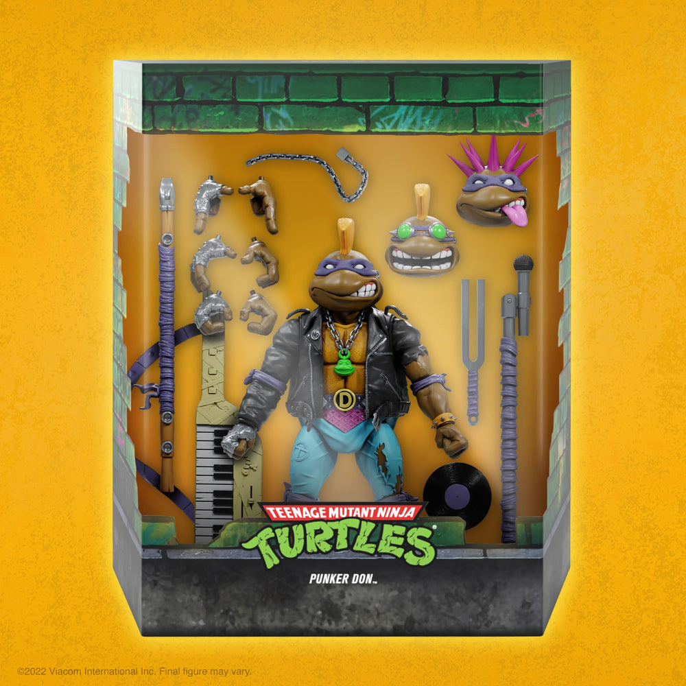 Super7 TMNT Ultimates Donatello 7-inch scale ideal for display shelves