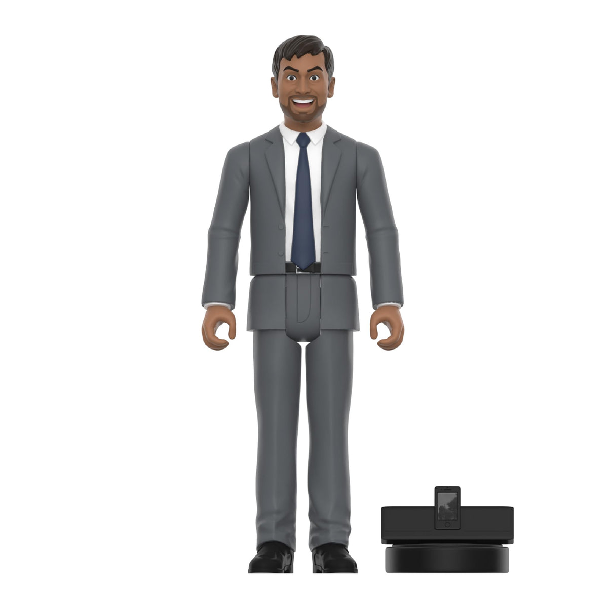 Super7 Tom Haverford 3.75-inch figure ready for desk display.