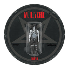 Super7 Tommy Lee figure in grayscale with Shout at the Devil styling for display.
