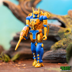 Retro packaging of Super7 Beast Wars Cheetor evoking 90s toy nostalgia