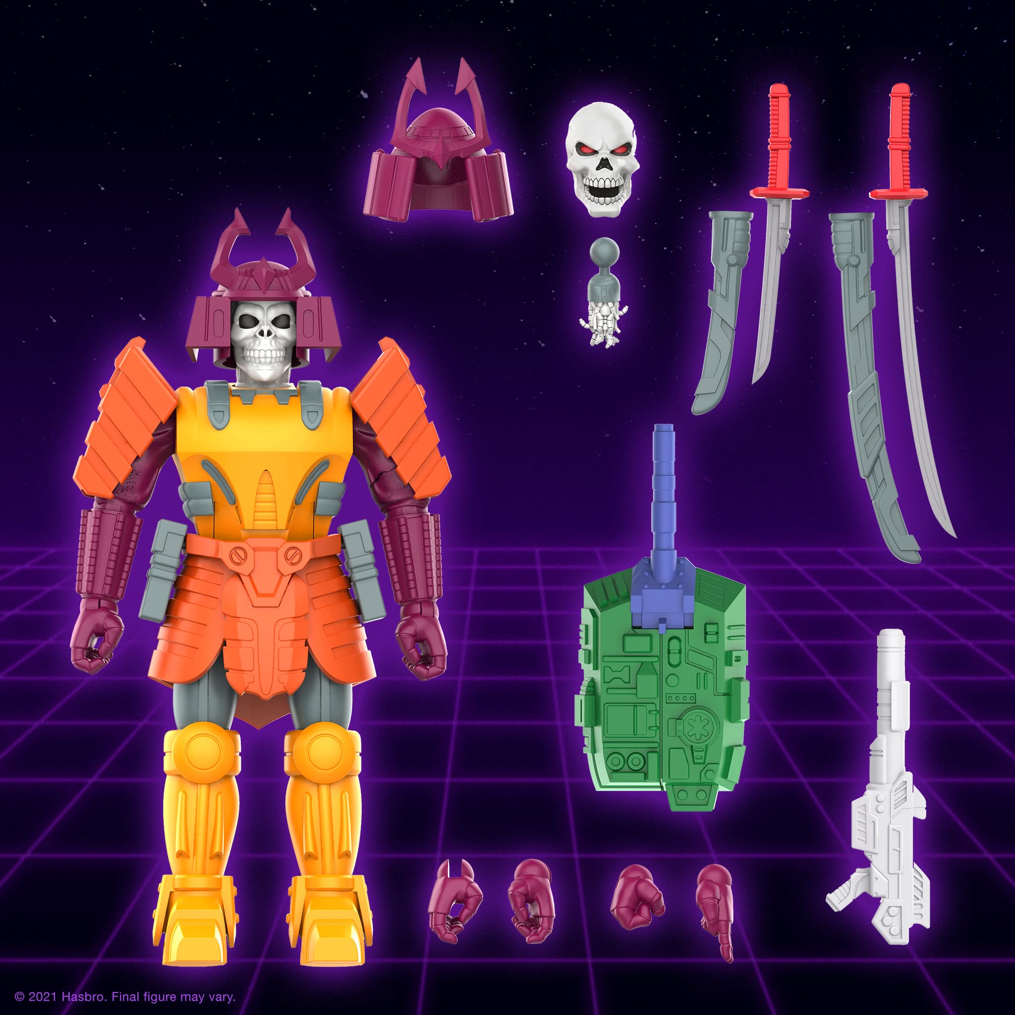 Super7 Bludgeon figure dynamic pose display supports dramatic shelf setups.