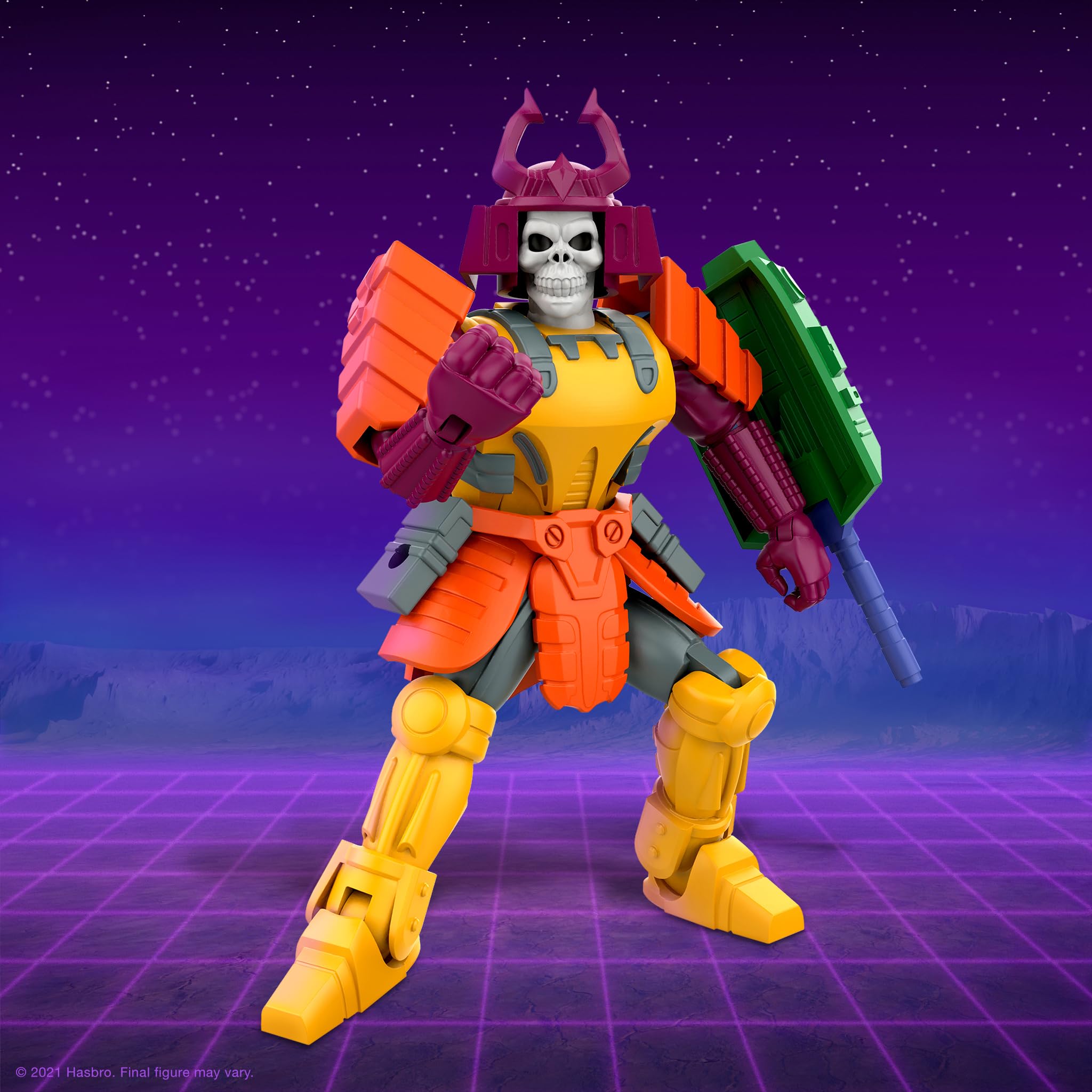 Super7 Bludgeon figure weapons-set provides authentic combat options for action setups.