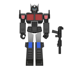 Super7 Optimus Prime Nucleon Quest figure ready for shelf display.