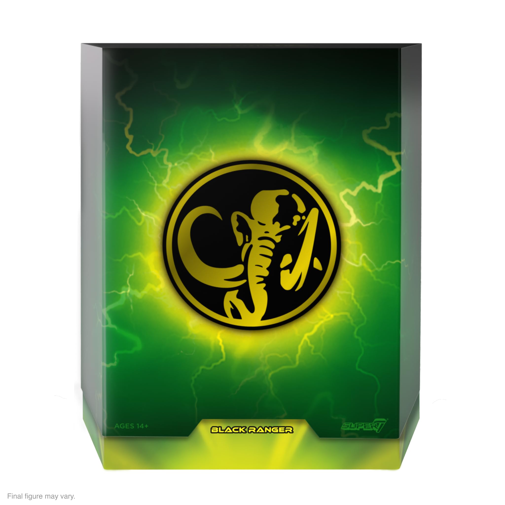 Super7 ULTIMATES Black Ranger accessories set for iconic scenes