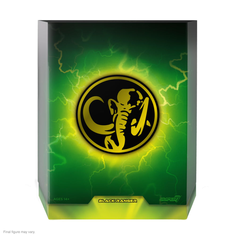 Super7 ULTIMATES Black Ranger accessories set for iconic scenes