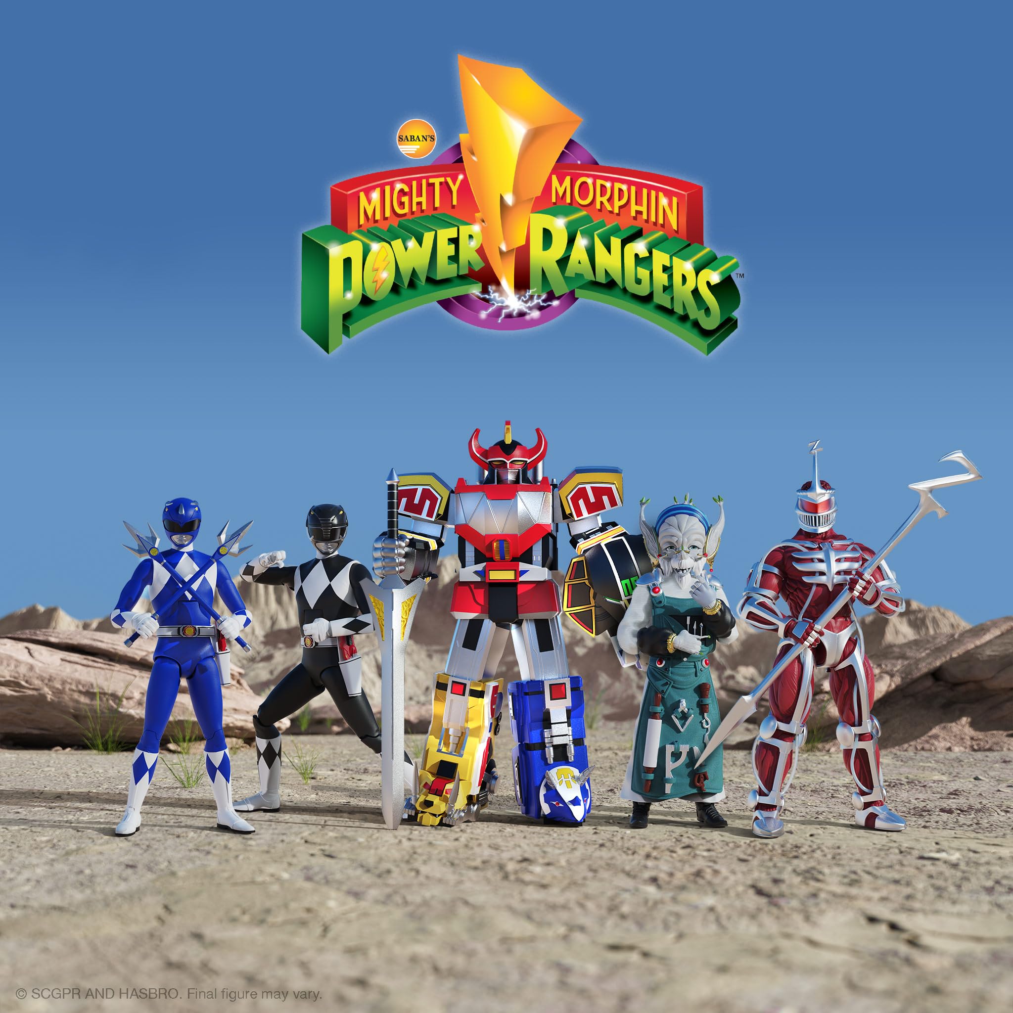 Super7 ULTIMATES Black Ranger detailed sculpt highlighting premium craftsmanship