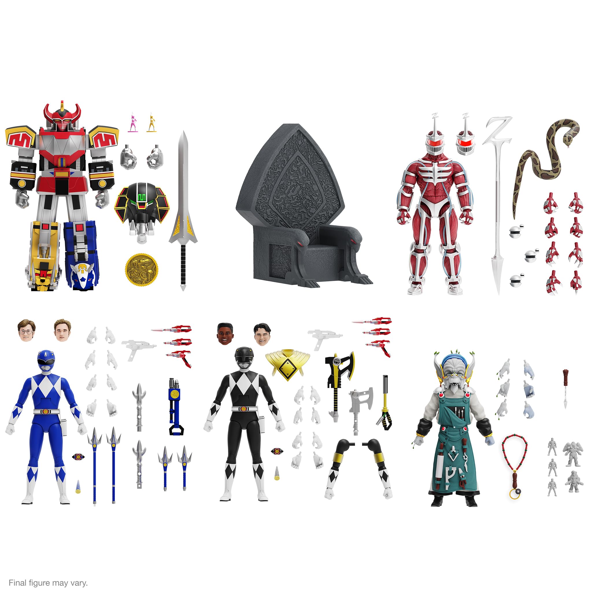 Super7 ULTIMATES Black Ranger retro packaging suitable for shelves