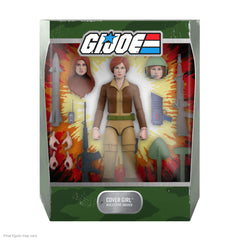 Super7 Ultimates Cover Girl with interchangeable heads and hands for customizable display.
