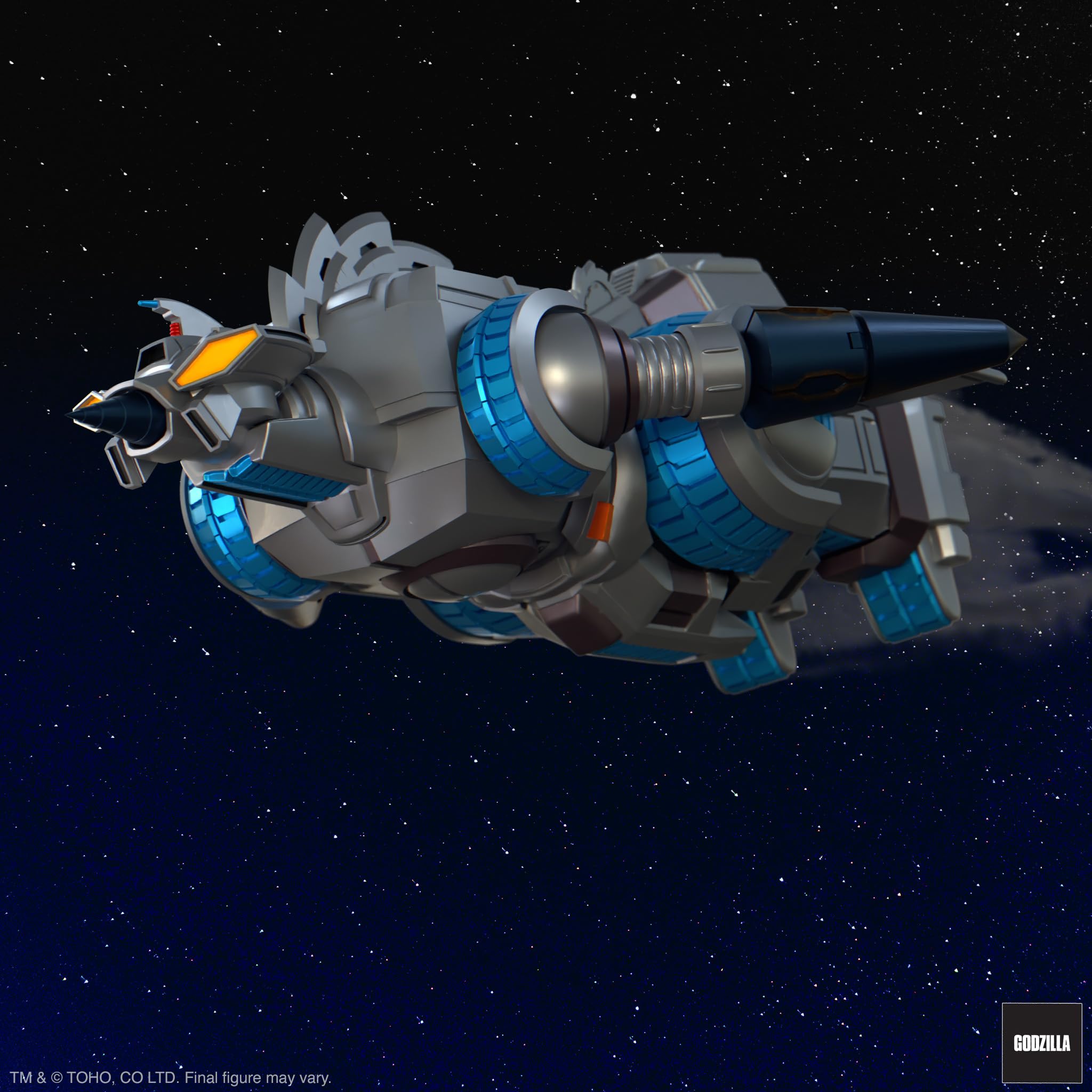 Super7 ULTIMATES M.O.G.U.E.R.A. spiral missiles in hinged drill hands