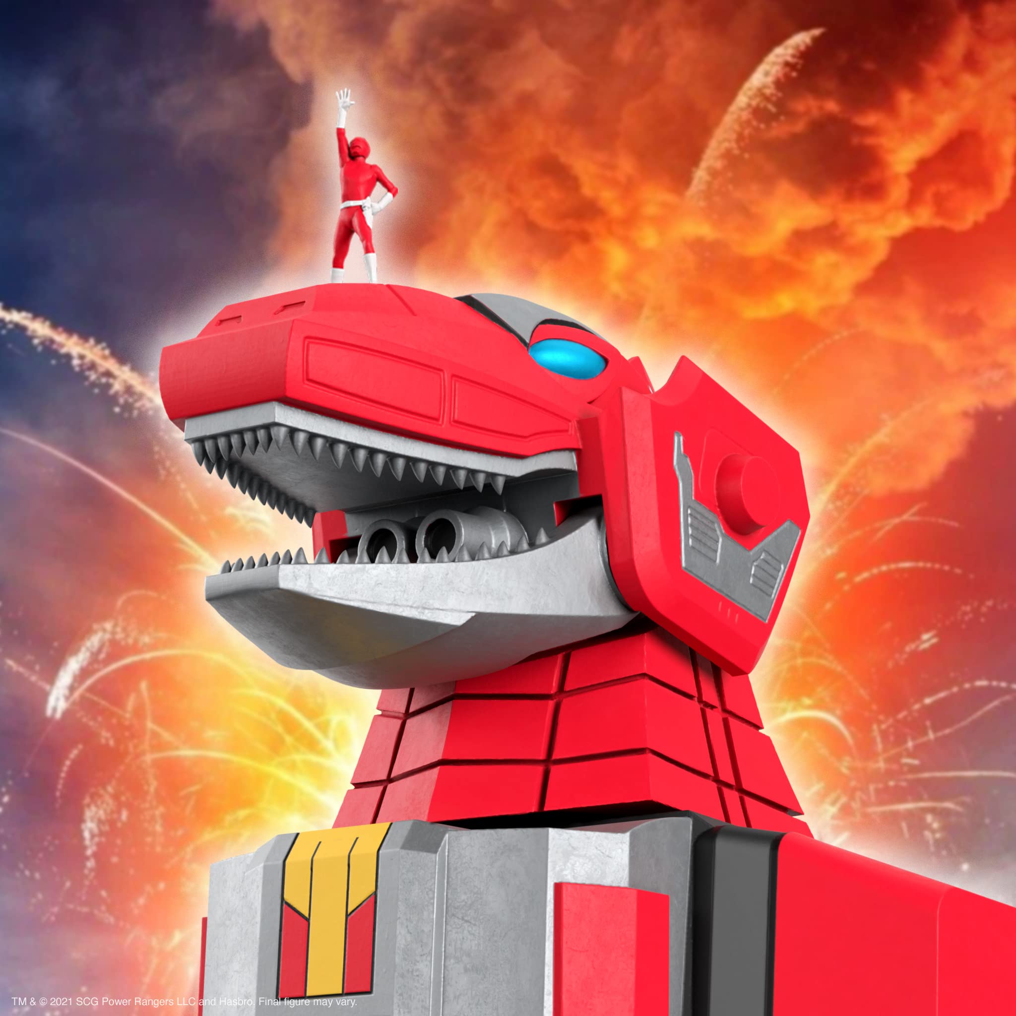 Red Ranger miniature accessory enhances retro MMPR display
