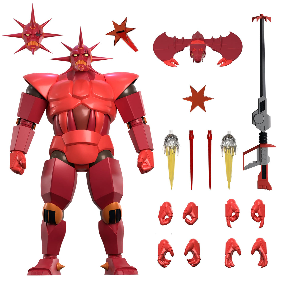 Super7 ULTIMATES SilverHawks Mon Star armored figure ready for dynamic display poses