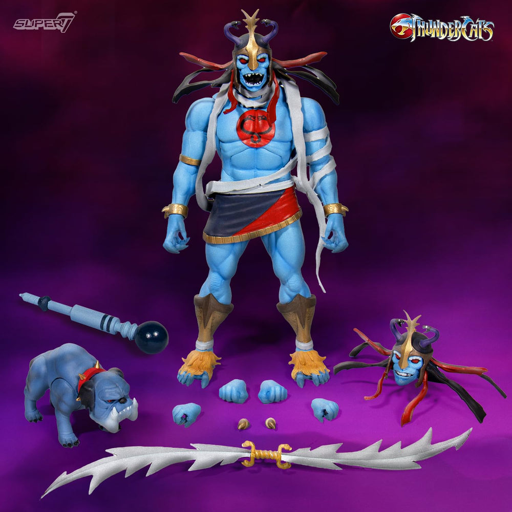 Super7 Ultimates Sword of Plun-Darr for dramatic sword-swing display moments.