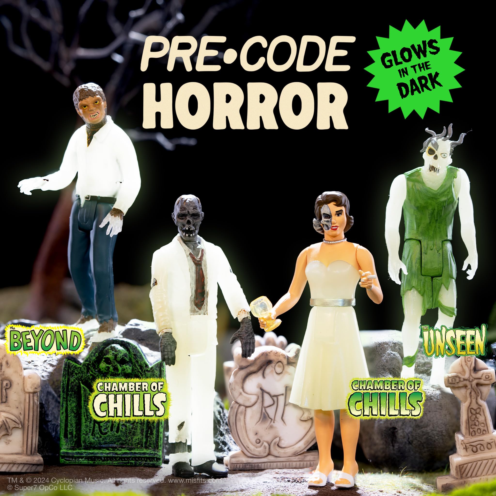 Super7 Unseen Ghoul articulation lets you pose dynamic retro scenes