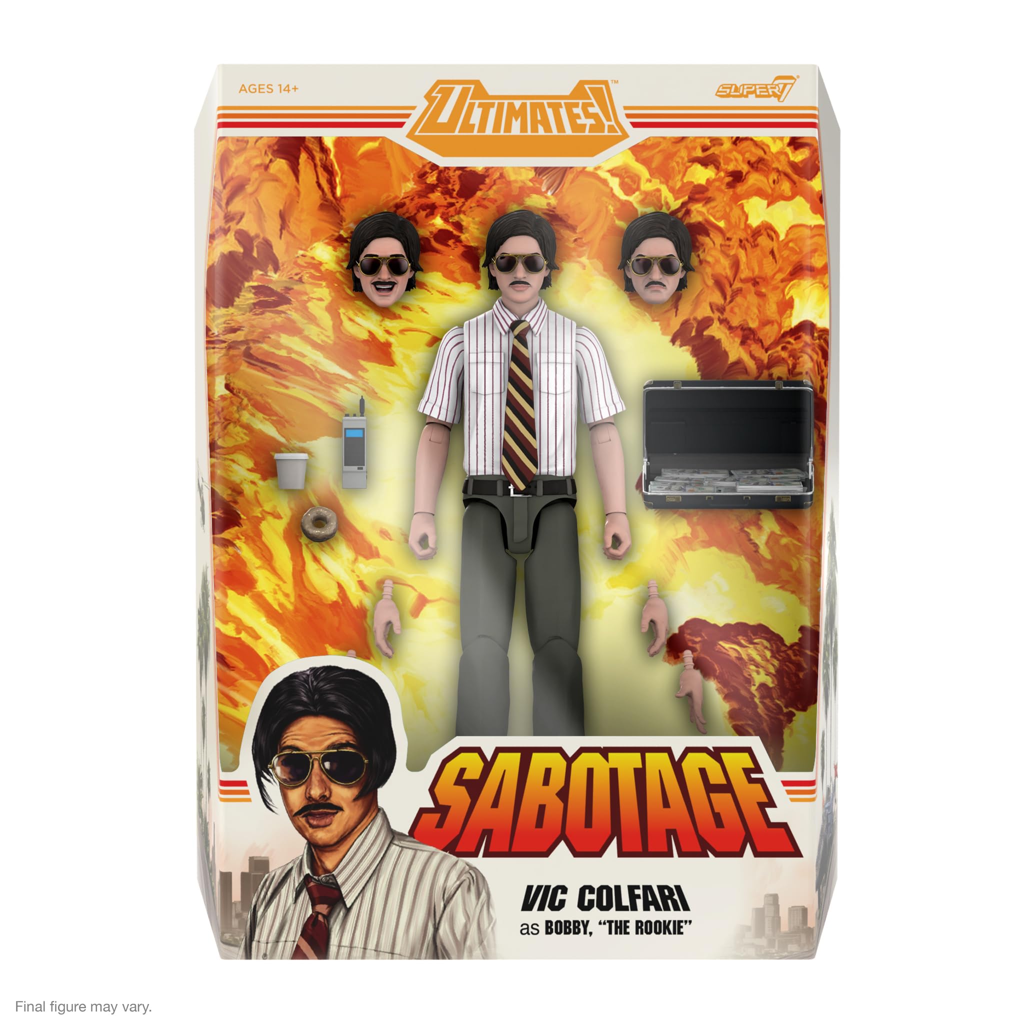  Vic Colfari Bobby the Rookie with money briefcase accessory for retro scenes