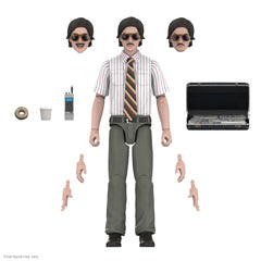 Super7 Vic Colfari Bobby the Rookie figure posed for dynamic display and storytelling