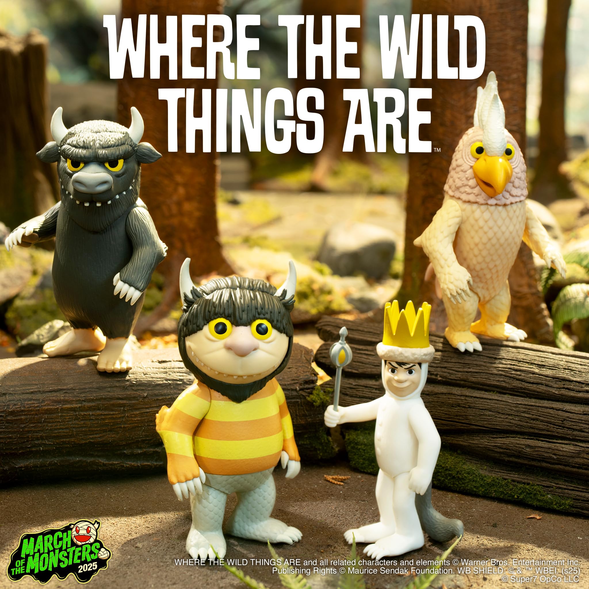 Super7 Wild Things Are lineup invites complete set completion and gift potential.