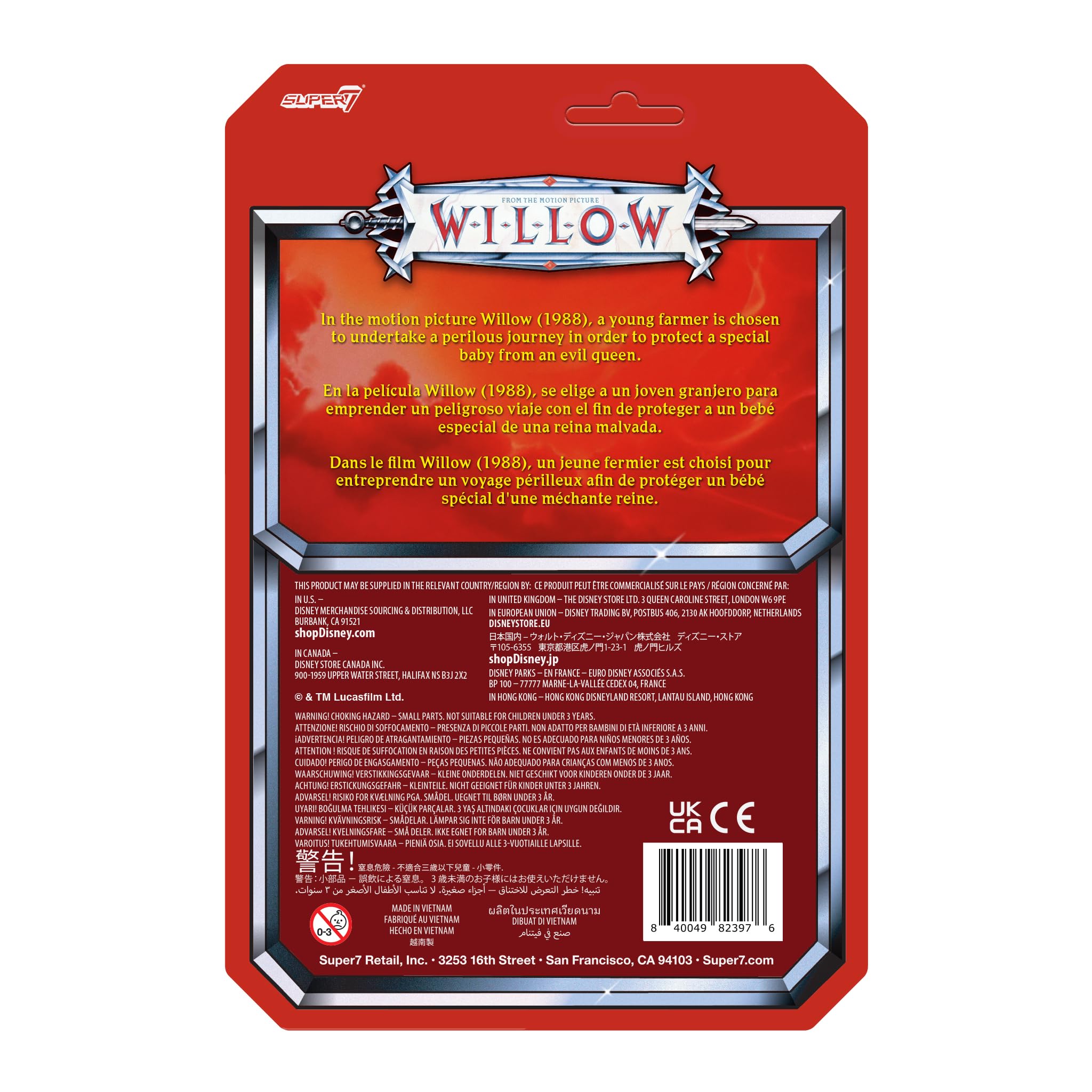 Super7 Willow Bavmorda 3.75-inch figure: compact shelf-friendly collectible.