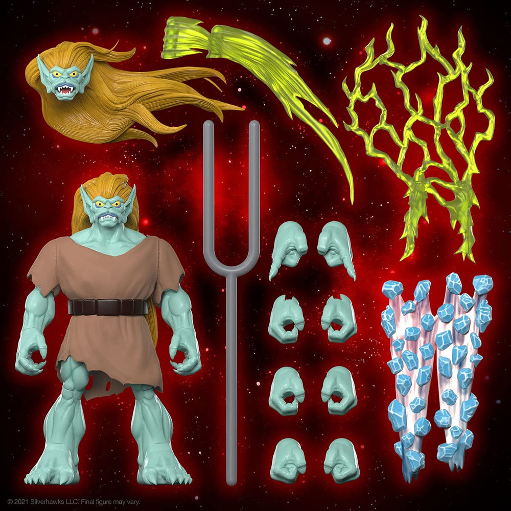 Super7 Windhammer interchangeable heads and hands for versatile posing