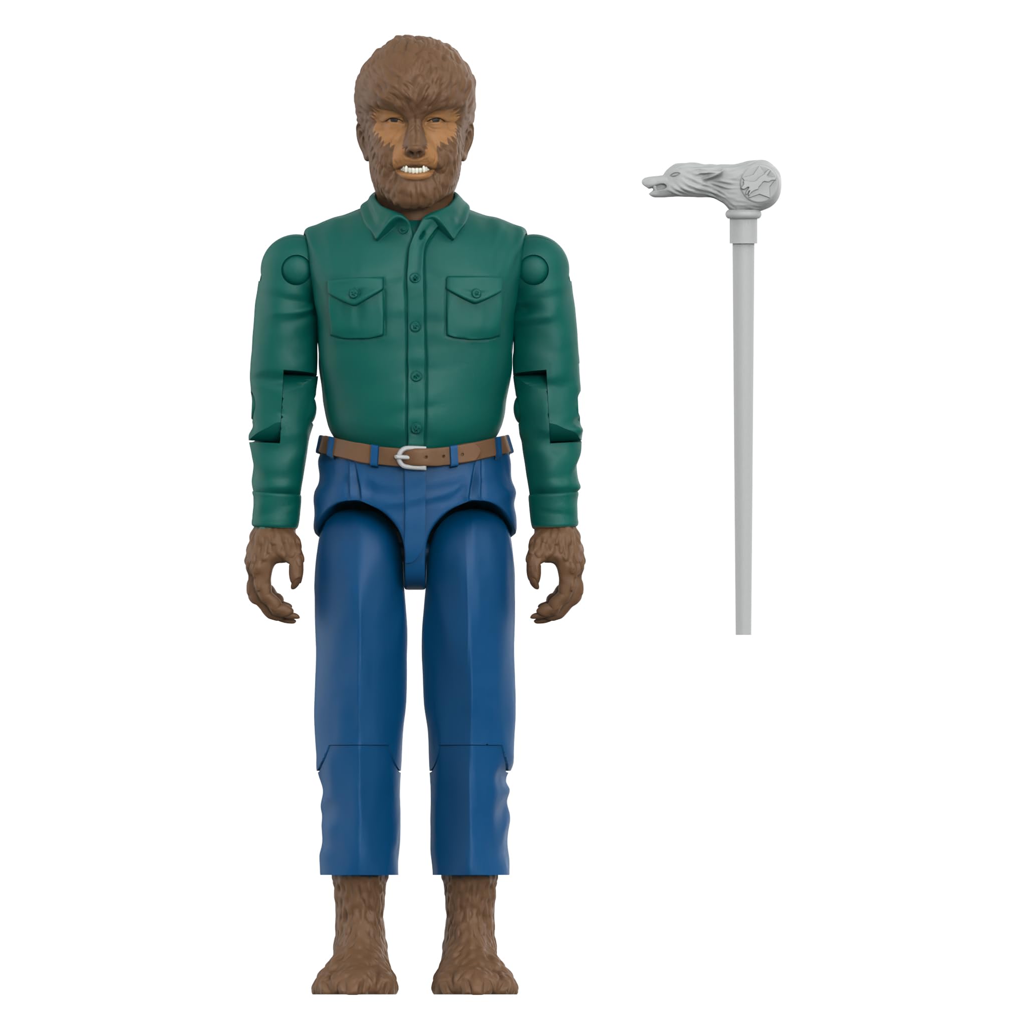 Close-up on articulation showing swivel head and hinges for dynamic posing.