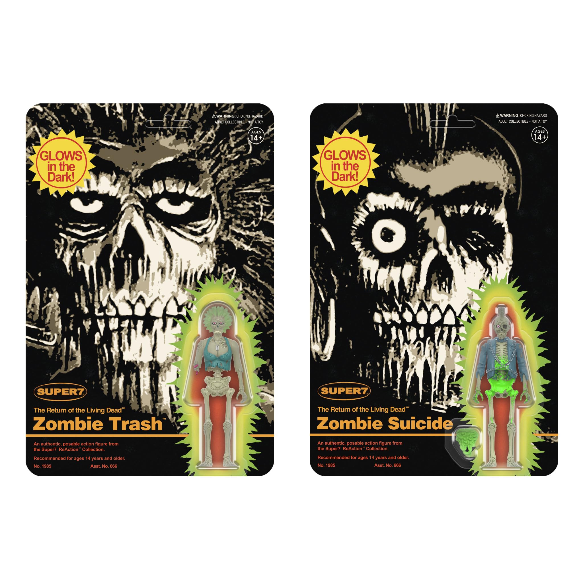 Super7 Zombie Trash gift idea for birthdays or holidays.
