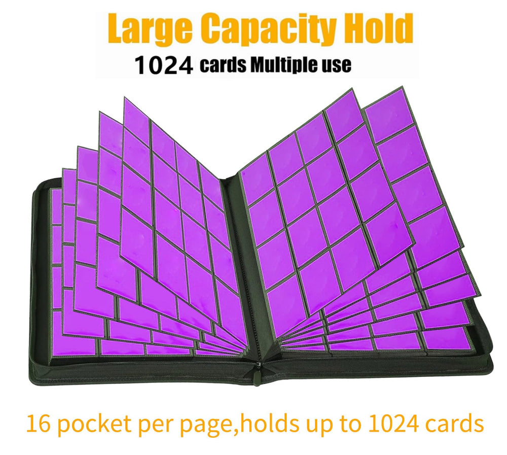 Superaimi 16-pocket sleeve page with double-sided protection.
