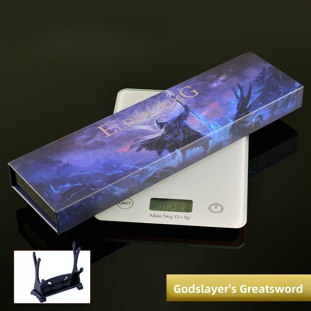 Superbuybox Nightreign Greatsword display stand pairs with shelves
