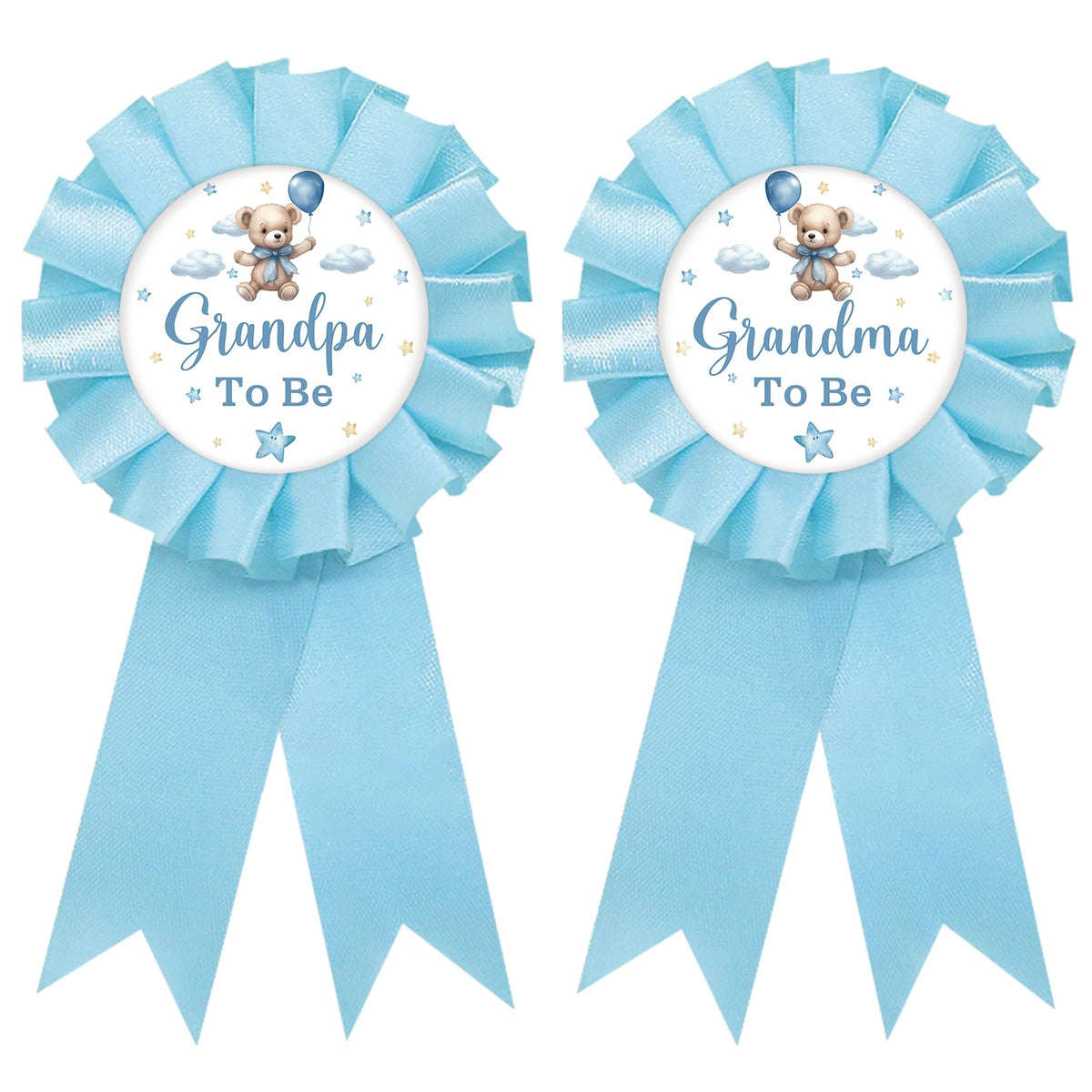 SUPERLUBY Baby Bear Grandpa-to-Be Pin enhances playful outfit announcements.