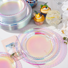 Supernal Valentines Day and Easter themed table with bright colors.