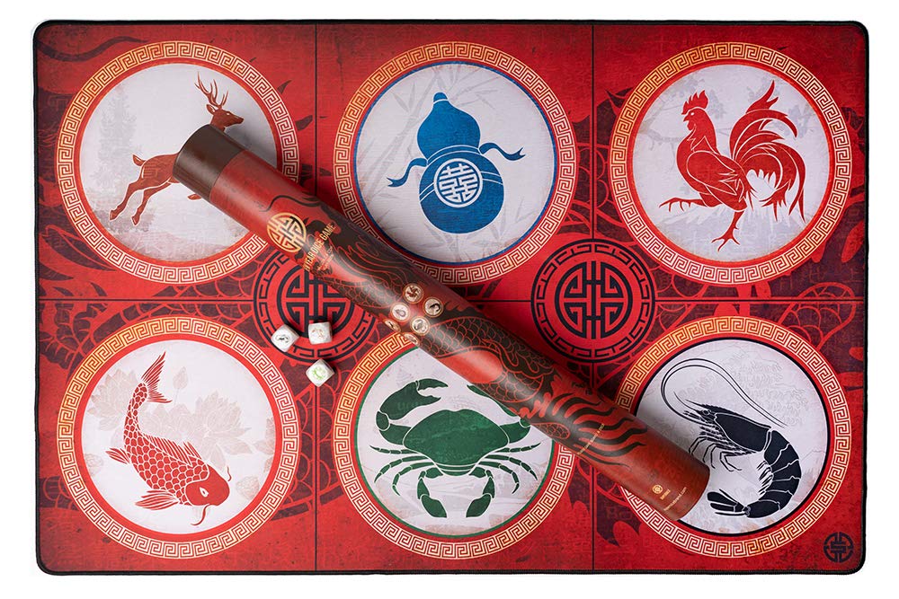 Supernice New Year Dice Game playing surface, ideal for social gatherings.