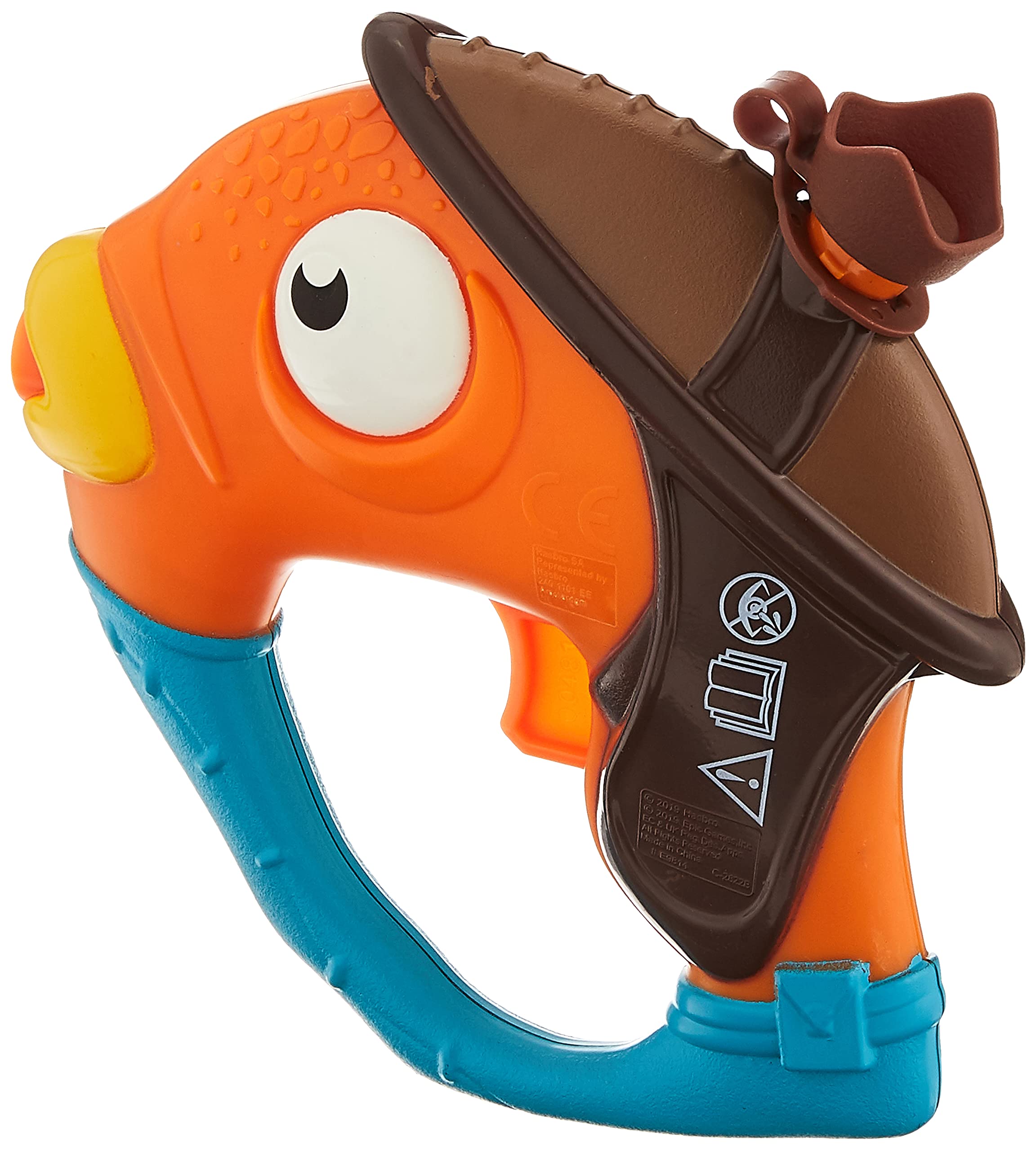 Super Soaker Fortnite Fishstick water blaster side view highlighting compact design