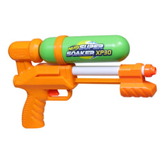 Super Soaker XP30 AP side view showing colorful design