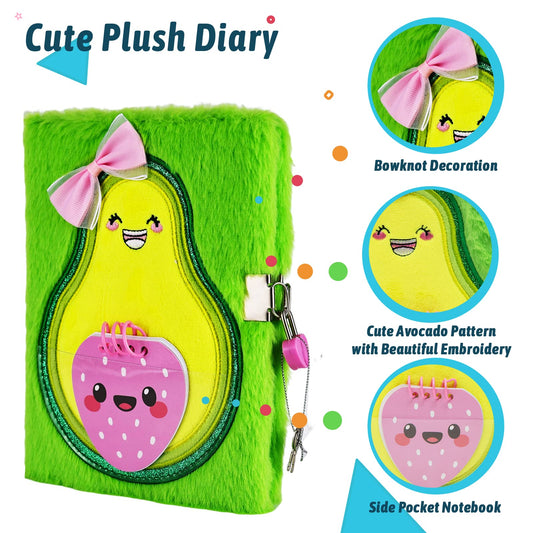 SuperStyle fluffy notebook inner pages provide smooth writing for little hands.