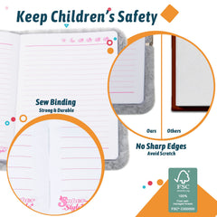 Soft plush material on SuperStyle Diary feels gentle and appealing to touch.