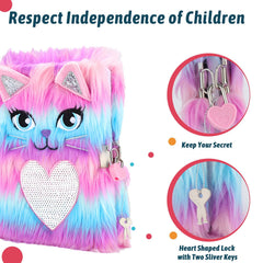 Soft plush texture and colorful colors invite cozy writing.