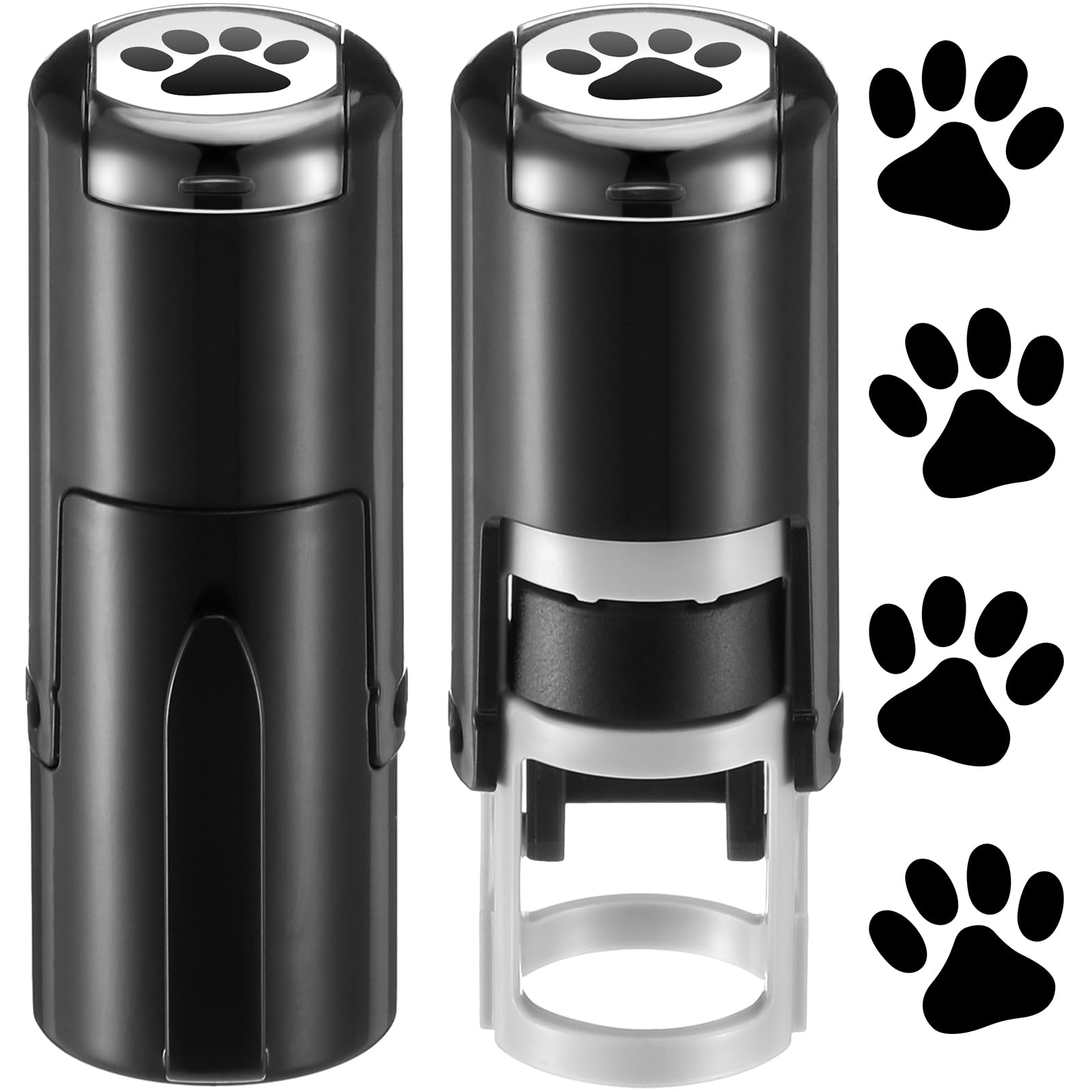 Supervitae paw print stamps two-pack shown for classroom crafts.