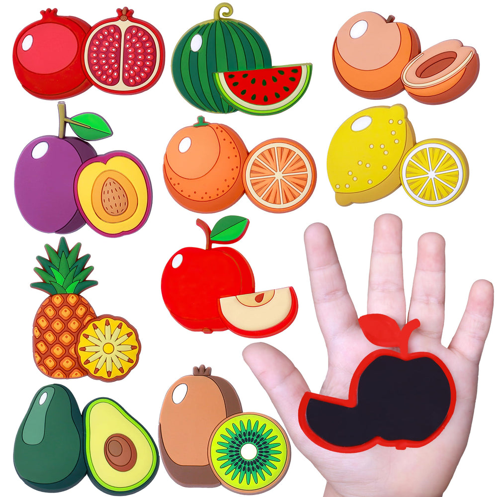 Supineedo Fridge Magnet Fruit Assortment enables safe, hands-on play on the fridge for toddlers.