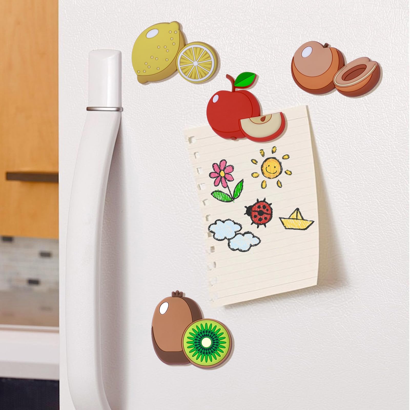 Supineedo Fridge Magnet Grapes fosters early naming and visual sorting during fridge time.
