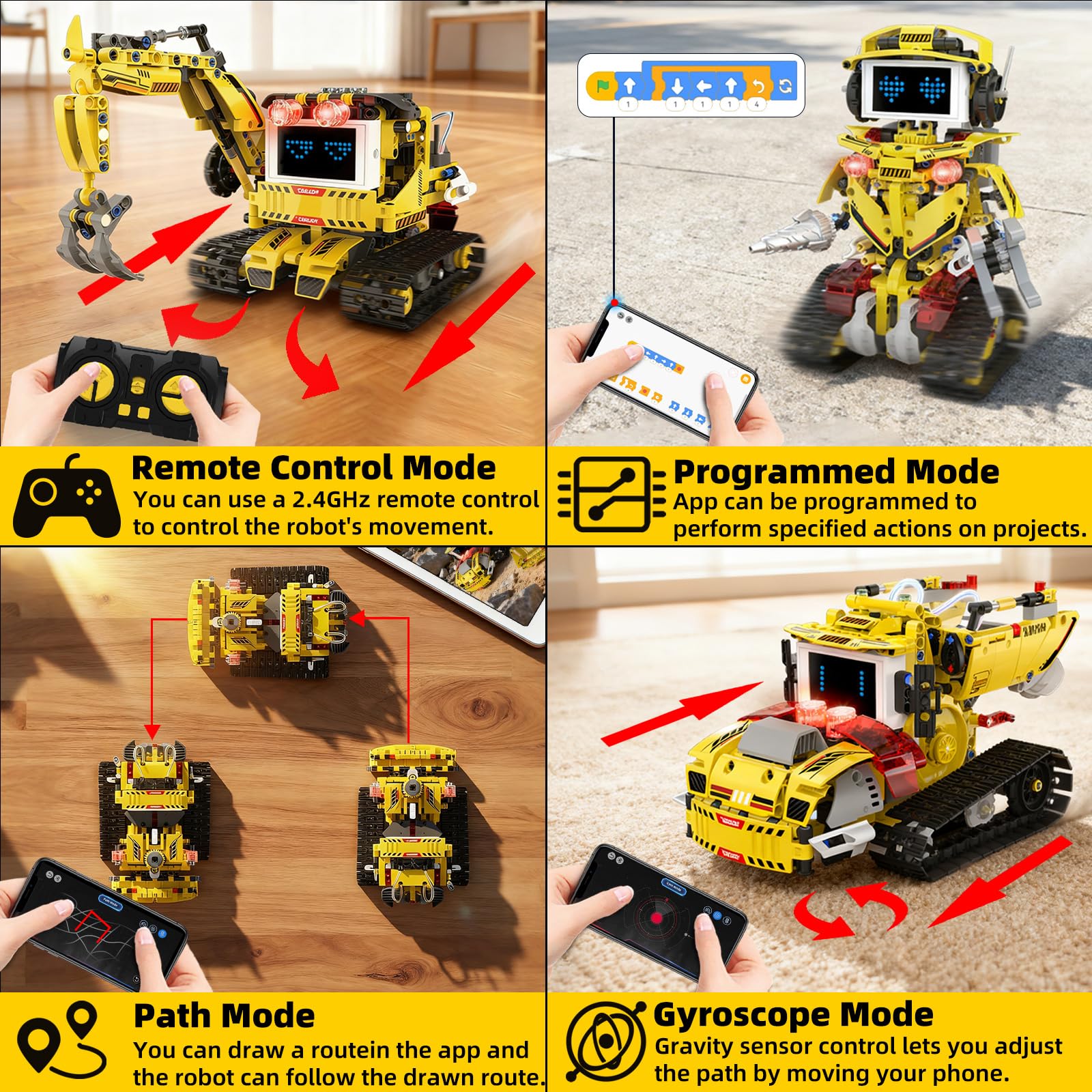 Suplanet dump truck and excavator models for hands-on STEM exploration