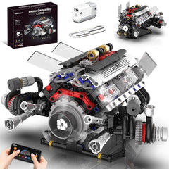 Suplanet V8 engine kit cover, detailed display-ready model for car enthusiasts.