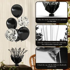 Suppromo 31.5-inch centerpiece height highlights the table without crowding space.